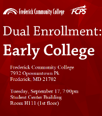 Photo FCC Dual Enrollment: Early College Tuesday, Sept 17 at 7 pm