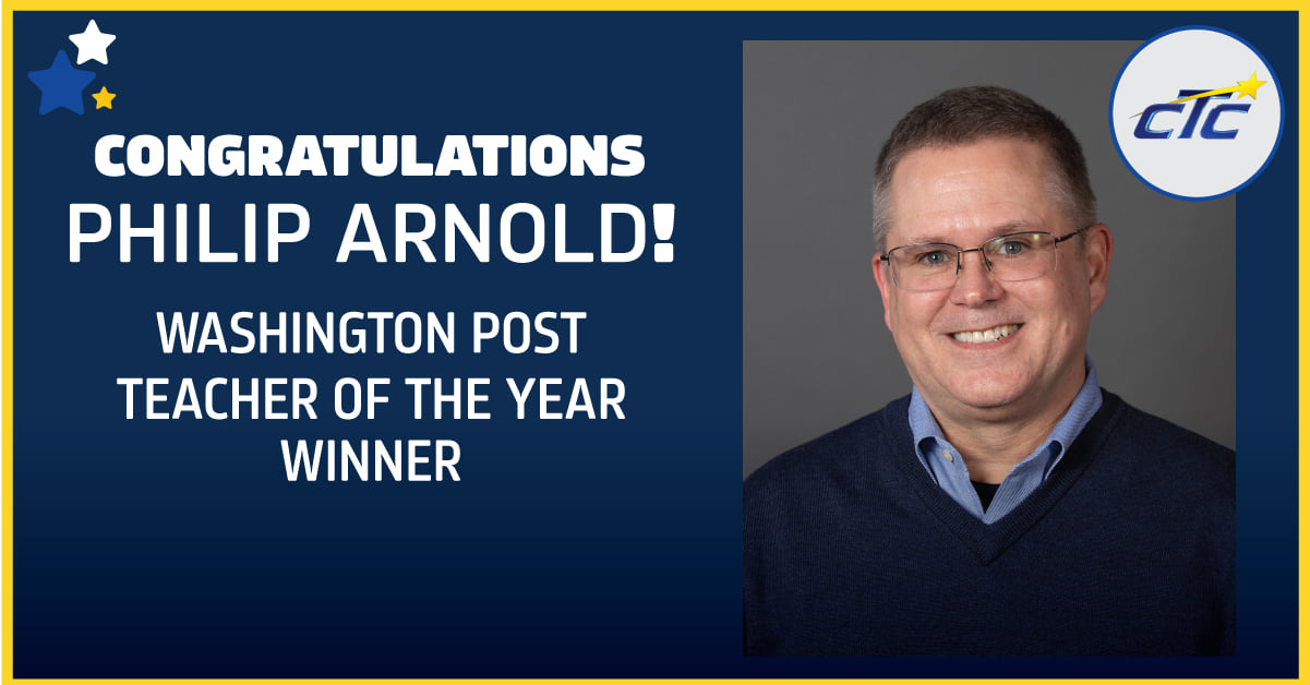 Phil Arnold is the Washington Post Teacher of the Year